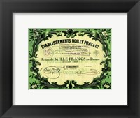 Action Noilly Prat Wine Framed Print