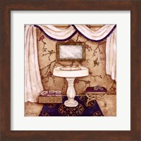 Framed Purple Passion Sink I