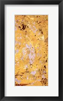 Framed Silvery Yellow II