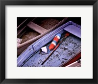 Framed Wooden Rowboats XIII