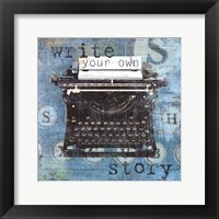Write Story Framed Print