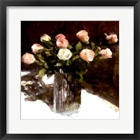 Framed Classic Flowers III