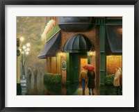 Framed Rainy Day Pub