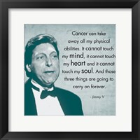 Those Three Things, Jimmy V Framed Print