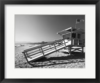 Framed California Lifeguard Stand