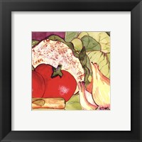 Framed Vegetable Melange IV