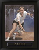 Framed Power - Tennis Player