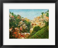 Framed Cinque Terre
