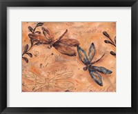 Framed Fluttering Dragonflies