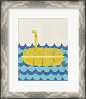 Framed 'Truman's Voyage IV' border=