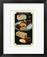 French Pastries I Framed Print