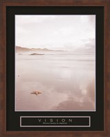 Framed Vision - Foggy Beach