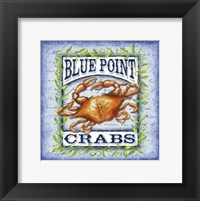Framed Seafood Sign I