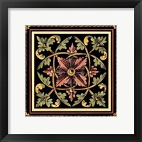 Framed Decorative Tile Design III