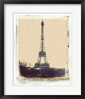 Framed Eiffel View I