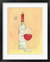 Wine Collage II Framed Print