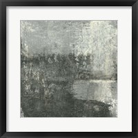 Gray Abstract III Framed Print
