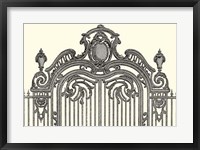 Antique Briseux Gate II Framed Print