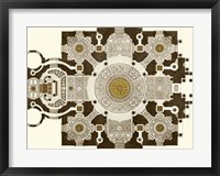 French Marquetry III Framed Print