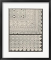 Framed Vintage Lace I