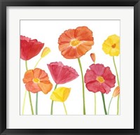 Simply Poppies II Framed Print