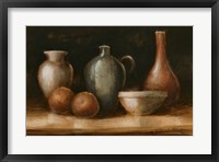 Earthenware & Fruit II Framed Print