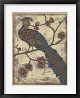 Framed Embroidered Pheasant II