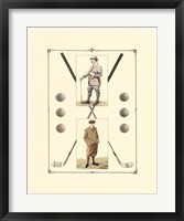 Framed Golfers: John Henry & R. Maxwell