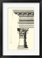 Framed B&W Column and Cornice III