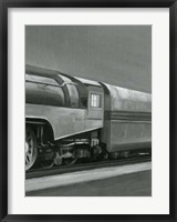 Vintage Locomotive III Framed Print