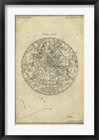 Framed Antique Astronomy Chart I