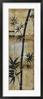 Framed Patinaed Bamboo II