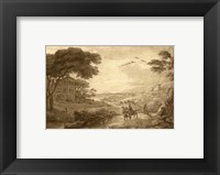 Framed Pastoral Landscape VII