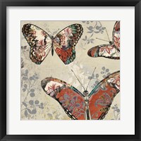 Framed Patterned Butterflies II