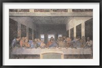 Framed Last Supper, 1498 (post-restoration)