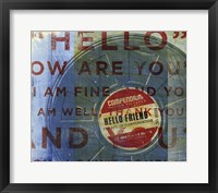 Hello Friend Framed Print