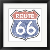 Framed Legendary Route 66