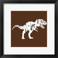 Tyranosaurus Rex Framed Print