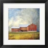 Framed Red Barn