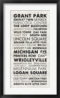 Chicago Cities I Framed Print