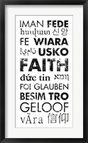 Framed Faith Languages