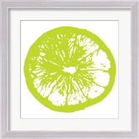 Framed Lime Orange Slice