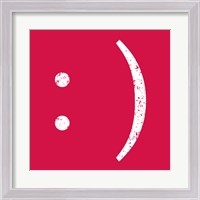 Framed Red Smiley