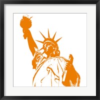 Framed Orange Liberty