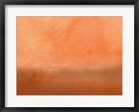 Orange I Framed Print