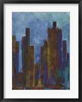 Urban Dusk II Framed Print