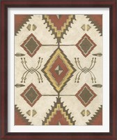 Framed 'Non-Embellished Native Design I' border=