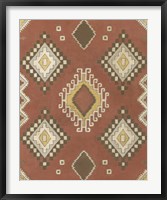 Non-Embellished Native Design II Framed Print