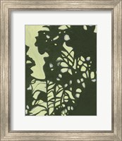 Framed 'Exotic Silhouette II' border=