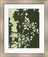 Framed 'Exotic Silhouette II' border=